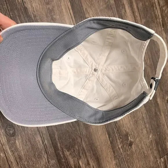 Adidas Originals Three Stripe Life Unisex Patch Dad Hat Strapback Cap Cream OS - Picture 4 of 6